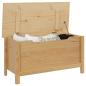 Preview: Aufbewahrungsbox HILL Honigbraun 90 x 40 x 45 cm