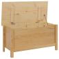 Preview: Aufbewahrungsbox HILL Honigbraun 90 x 40 x 45 cm