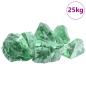 Preview: Gartensteine Hellgrün 12 cm Glas