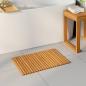 Preview: ARDEBO.de - Badematte Natur 60 x 40 cm Massivholz Akazie