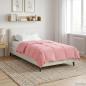 Preview: Ganzjahresbettdecke Gepolstert Rosa 140 x 200 cm Mikrofaser
