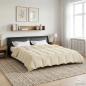 Preview: Ganzjahresbettdecke 200 x 220 cm 4 Jahreszeiten Creme