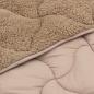 Preview: Ganzjahresbettdecke 200 x 200 cm Keine Taupe Atmungsaktiv