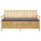 Preview: Garten-Aufbewahrungsbank 2 -Seater 170 x 63 x 84 cm Rechteckig