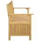 Preview: Garten-Aufbewahrungsbank 2 -Seater 120 x 63 x 84 cm Rechteckig