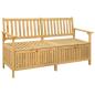 Preview: ARDEBO.de - Garten-Aufbewahrungsbank 2 -Seater 148 x 63 x 84 cm Rechteckig