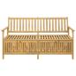 Preview: Garten-Aufbewahrungsbank 2 -Seater 148 x 63 x 84 cm Rechteckig
