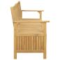 Preview: Garten-Aufbewahrungsbank 2 -Seater 148 x 63 x 84 cm Rechteckig
