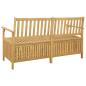 Preview: Garten-Aufbewahrungsbank 2 -Seater 148 x 63 x 84 cm Rechteckig