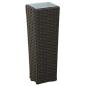Preview: Set für Outdoor 3 stk. Schwarz 30 x 30 x 80 cm Metall