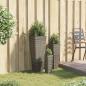 Preview: ARDEBO.de - Set für Outdoor 3 stk. Grau 30 x 30 x 80 cm Metall