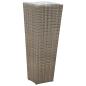 Preview: Set für Outdoor 3 stk. Grau 30 x 30 x 80 cm Metall