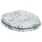 Preview: Toilettensitz Grau 44 x 38 cm Holzwerkstoff