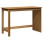 Preview: Schreibtisch Honigbraun 112 x 50 x 75 cm Massivholz Kiefer