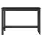 Preview: Schreibtisch Grau 112 x 50 x 75 cm Massivholz Kiefer