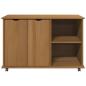Preview: Rollschrank Honigbraun 100 x 39 x 65,5 cm Massivholz Kiefer