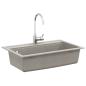 Preview: Waschbecken Granit 795 x 505 mm Grau