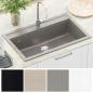 Preview: Waschbecken Granit 795 x 505 mm Grau