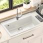 Preview: ARDEBO.de - Waschbecken Granit 795 x 505 mm Weiß
