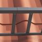 Preview: Schneefanggitter Anthrazit 600 x 2,5 x 20 cm Stahl