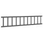 Preview: Schneefanggitter Anthrazit 600 x 2,5 x 20 cm Stahl