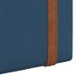 Preview: Hängendes Kopfteil Blau Antikes PU