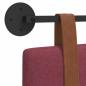 Preview: Hängendes Kopfteil Weinrot Antikes PU