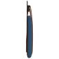 Preview: Hängevorderseite Wandmontiert Blau 190 x 55 x 5 cm Antikes PU