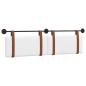 Preview: Hängevorderseite Wandmontiert Weiß 190 x 55 x 5 cm Antikes PU