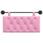 Preview: Hängendes Kopfteil Rosa Stoff