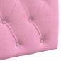Preview: Hängendes Kopfteil Rosa Stoff