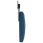Preview: Hängendes Kopfteil Mit LED Licht Blau Samt