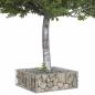 Preview: Gabionen Hochbeet 60 x 60 x 20 cm Verzinkter Stahl Silber