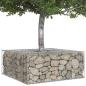 Preview: Gabionen Hochbeet 100 x 100 x 40 cm Verzinkter Stahl Silber