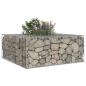 Preview: Gabionen Hochbeet 100 x 100 x 40 cm Verzinkter Stahl Silber