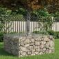 Preview: Gabionen Hochbeet 100 x 100 x 40 cm Verzinkter Stahl Silber