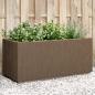 Preview: Gartenblumenbox Braun 80 x 36 x 35 cm PP