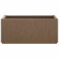 Preview: Gartenblumenbox Braun 80 x 36 x 35 cm PP