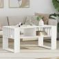 Preview: ARDEBO.de - Couchtisch Weiß 92 x 49,5 x 45 cm Holzwerkstoff