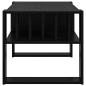 Preview: Couchtisch Schwarz Eichen-Optik 92 x 49,5 x 45 cm Holzwerkstoff