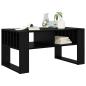 Preview: Couchtisch Schwarz Eichen-Optik 92 x 49,5 x 45 cm Holzwerkstoff