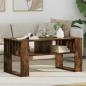 Preview: ARDEBO.de - Couchtisch Geräucherte Eiche 92 x 49,5 x 45 cm Holzwerkstoff