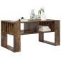 Preview: Couchtisch Geräucherte Eiche 92 x 49,5 x 45 cm Holzwerkstoff