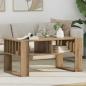 Preview: ARDEBO.de - Couchtisch Artisan-Eiche 92 x 49,5 x 45 cm Holzwerkstoff