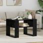 Preview: ARDEBO.de - Couchtisch Schwarz Eichen-Optik 66 x 49,5 x 45 cm Holzwerkstoff