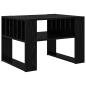 Preview: Couchtisch Schwarz Eichen-Optik 66 x 49,5 x 45 cm Holzwerkstoff