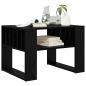 Preview: Couchtisch Schwarz Eichen-Optik 66 x 49,5 x 45 cm Holzwerkstoff