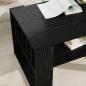 Preview: Couchtisch Schwarz Eichen-Optik 66 x 49,5 x 45 cm Holzwerkstoff