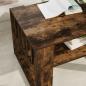 Preview: Couchtisch Geräucherte Eiche 66 x 49,5 x 45 cm Holzwerkstoff