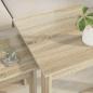 Preview: Kaffeetisch Set 2 stk. Sonoma-Eiche 50 x 52 x 42 cm